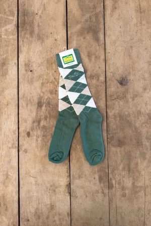 Meia Escocesa INSTEP Branco/Verde