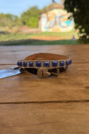 Bandinha de Chapéu com Strass Boots Horse Cor:Azul