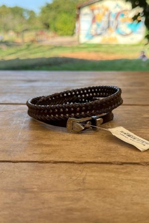 Bandinha para Chapéu de Couro Trançada