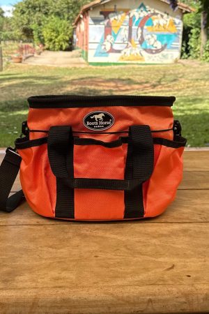 Bolsa Kit Higiênico Boots Horse cor:Salmão
