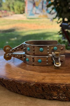 Espora SS Ladys Spurs Silver Yith Rocks Boots Horse