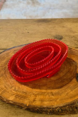 Raspadeira de Silicone Boots Horse cor:Vermelho