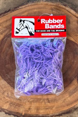 Elástico de Crina Rubber Bands cor:Roxo