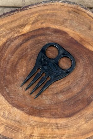 Pente Plástico de Trancar para Crina cor:Preto
