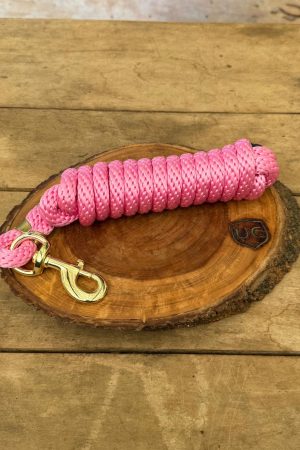 Cabo para Cabresto com Mosquetão Rosa Boots Horse